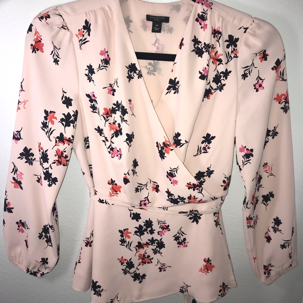 Ann Taylor Top with Tie